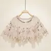 Vestido pequeño de los años 20 transfronterizo, chal con lentejuelas, fiesta, banquete, chaleco de malla con lentejuelas, chal corto europeo y americano, prenda exterior