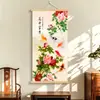 Pintura de Peônia Rica Florindo Parede de Fundo da Sala de Estar Pintura Pendurada Novo Estilo Chinês Boa Sorte Pintura Chinesa Hall de Entrada Pintura em Rolo