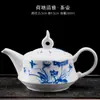 Tetera para estufa cafetera de té olla olla tetera para té con leche hervidor para exteriores fuego de carbón gres olla de carbón con asa lateral