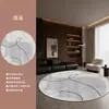 Alfombra Redonda Usada Wind Sala de Estar Estilo Wabi-sabi Alfombrilla para Sofá Habitación de Estudio Alfombrilla de Piso de Cachemira Sintética de Alta Calidad Dormitorio Mesita de Noche