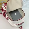 Mochila Simples de Grande Capacidade Estilo Novo 2024 para Alunos do Ensino Fundamental e Médio Design de Mochila para Alunos Masculinos e Femininos