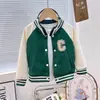 Uniformes de Béisbol para Niños Nueva Primavera Chaquetas Casuales para Niños Cárdigans para Niñas Ropa Infantil Transfronteriza Primavera Venta al por Mayor Dropshipping