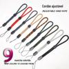 Cordão de Pulso Ajustável Curto para Celular, Tira Elástica Anti-Perda para Pen Drive USB e Chaves, Corda Colorida para Pendurar, Cordão para Pescoço