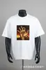 Alcatraz Cort Manga Curta Estilo de Rua Europeu e Americano Casual Hip-Hop Tendência Unissex Camiseta de Manga Curta para Casal para o Verão