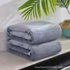 Manta personalizada hecha de forro polar de coral y forro polar de leche, forro polar de doble cara, cálida y gruesa para el invierno, adecuada para siestas y uso en dormitorios estudiantiles