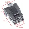 Conector de Passo MX3.0MM 2P4P6P8P10P20P Pequeno 5557 Carcaça Plástica 43025 Terminal de Dupla Fileira Macho/Fêmea
