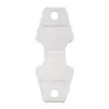Tarjeta de cartulina blanca tarjeta plegable estampado en caliente plateado forma de 8 9X3.5 tarjeta de empaque de accesorios tarjeta para scrunchie tarjeta para liga de pelo cuerda para la cabeza tarjeta de papel