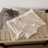 Roupa íntima feminina de algodão puro, estilo floral pastoral vintage, antibacteriana grau 10A, confortável, fundo 100% algodão, cuecas boxer femininas no atacado