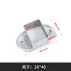 Accesorios para soporte de fijación de barandilla, soporte recto de acero zincado para valla de balcón, soporte en ángulo, pieza de conexión para pasamanos de escalera, hebilla de tensión