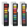El Juego de Pinturas de Acuarela Sólida Más Vendido de Amazon, 12 Colores en una Caja Metálica Negra, Polvo de Pintura de Acuarela al por Mayor