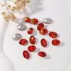 Ponta Oval Fundo Pontiagudo Diamante Corte Antigo Qualidade Ovo de Pombo Vidro K9 Diamante para Nail Art Acessórios para Joias DIY Fabricante Atacado
