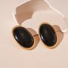 Pendientes Colgantes de Corazón con Gota de Agua de Pedrería Vintage Diseño Retro Pendientes de Botón Elegantes de Moda Pendientes de Nicho de Gama Alta Venta al por Mayor