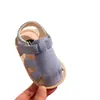 Hansheng - Zapatos antideslizantes con suela de goma para bebés de 0 a 1 años, sandalias informales de verano para bebés