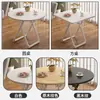 Mesa redonda mesa de comedor plegable mesa para el hogar habitación de alquiler de apartamento pequeño uso mesa y sillas simples para comer mesa cuadrada puesto conveniente