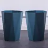 Lixeira estilo nórdico para uso doméstico na sala de estar, cozinha, quarto, simples, sem tampa, grande, cesto fofo para papel higiênico