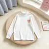 Ropa interior térmica cálida de cuello medio para niños Otoño Invierno DeRong Niños una pieza Niños medianos y grandes Esencial para uniforme escolar Camiseta interior de cuello medio