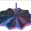 Venda Direta da Fábrica Popular de Vendas Quentes Transfronteiriças Brinquedo em Formato de Estrela Impresso em 3D com Alça Brinquedo de Decompressão para Ponta do Dedo Polígono