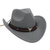 Sombrero de Copa Xizang Sombrero de Vaquero Occidental Sombrero de Fieltro Xizang Nuevo Cabeza de Vaca Pradera Meseta Estilo Étnico Sombrero para Exterior