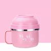 Taza de Acero Inoxidable para Comida Rápida Doble Capa Lonchera Artefacto para Comida Dormitorio Estudiantil Comedor Estudiante Adulto Lonchera Lonchera