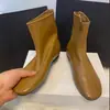 Botines Minimalistas First Encounter Season, Botines Cortos Versátiles Retro para Otoño e Invierno, Suela Suave que Aumenta la Altura, Botines de Tacón Bajo Delgados