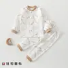 Conjunto de Roupas de Outono para Bebês, Roupa Separada para Recém-Nascidos, Conjunto de Roupa Íntima de Algodão Puro para Bebês para Outono, Algodão Puro Classe A para Primavera e Outono