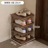 Zapatero multicapa para uso doméstico, estrecho y compacto, adecuado para entradas pequeñas, solución simple de almacenamiento de zapatos para apartamentos de alquiler, nuevo modelo 2026