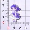 Menina Fantasia Desenho Animado DIY Acessórios de Resina Grampos de Cabelo Feitos à Mão Capa de Celular Pingente de Chaveiro Decorações Acessórios
