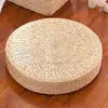 Cojín Futón de Paja Engrosado Colchoneta de Meditación Zen Cojín para el Hogar para Meditación Adoración Buda Colchoneta Po Redonda Estilo Japonés Colchoneta Tatami