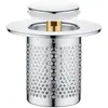 Lavabo con colador fregadero fugas tapón núcleo de rebote accesorio de desagüe tipo prensa de lavabo anti-retorno olor