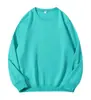 Sudadera Lianlaiti de Cuello Redondo Logo Personalizado Corte Holgado Algodón Puro Fina Camisa Publicitaria Bordado Transferencia Térmica Ropa de Trabajo
