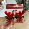 2025 Nuevo Sombrero de Navidad Adorno para la Cabeza Cos Photo Pasador Accesorios para el Cabello Aro para el Cabello Sombrero de Disfraz de Navidad Pasador