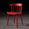 Silla Windsor Silla Creativa Nórdica Silla de Comedor Moderna Simple Oficina Negociación Casual Tela Hogar Silla con Respaldo Ins