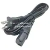 Cable de Alimentación de Dos Conductores Estilo Americano UL, Cable de Alimentación Polarizado de Dos Pines y Dos Agujeros Estándar Americano SVT, Cable con Enchufe Estándar Americano