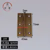 Dobradiça de Cobre Rolamento de Latão Pequena Dobradiça 2 Polegadas 3 Polegadas Dobradiça Estilo Chinês Armário Leve de Luxo Porta de Caixa Dobradiça de Porta Dobradiça Estilo Antigo