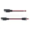 Cable de Extensión Sae Macho y Hembra con Tapa Antipolvo 12AWG Cobre Puro Enchufe Mc4 Inversor Fotovoltaico a Sae