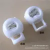 Plástico grande yuan Perla molida hebilla de resorte de nailon esférica color negro blanco bola pequeña esférica Hebilla de resorte