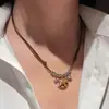 Collar Vintage Año del Caballo para Mujer 2025 Modelo Nuevo, Lujo Ligero, Elegante, Gama Alta, Estilo Largo Accesorio de Cadena para Suéter de Otoño e Invierno