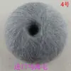 Mohair Angora Mohair Suave Liso Bufanda Sombrero Hilo Hilo Fino Tejido a Mano