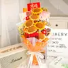 Flores de Lã, Rosas, Tulipas e Buquês como Presentes para Meninas, Melhores Amigas, Colegas de Classe, Lembranças da Temporada de Formatura, Presentes para o Dia do Professor