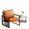 Sillón Individual Nórdico, Sofá Perezoso, Silla de Ocio Minimalista de Hierro Forjado de Lujo Ligero Estilo Italiano, Silla Tigre para Sala de Estar de Apartamento Pequeño