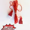 Cabo de Extensão Plug Direto Lanterna Vermelha Fio Transparente Fio Vermelho Luzes de Fio Luzes de Cortina Luzes Decorativas Especiais Luzes de Fio para Exterior e Interior Não Requer Solda