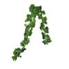 Ratan artificial de camote, decoración de aire acondicionado, ratán, hoja de uva, simulación de hiedra, hoja de rábano verde, ratán de flor falsa al por mayor