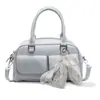 Bolsa transversal popular de nicho estilo coreano, casual chique, para o dia a dia, bolsa de mão simples dopamina para primavera e outono, bolsa Boston para mulheres