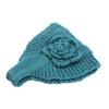 Novo Chapéu Tiara Lã Flor Grande Feito à Mão Inverno Lenço de Cabeça Moda Europeia e Americana Acessório de Cabeça TD-209