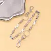 Accesorios de moda europeos y americanos Cadena de bicicleta de primavera de moda Cadena de pantalones de metal de una sola capa Cadena de pantalones de estilo alto que combina con todo