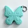 Atacado Spot Conjunto de Batom Borboleta Transfronteiriço Fábrica BSCI Silicone Macio Capa Protetora para Gloss Labial Atacado Pode Ser Serigrafia LOGO