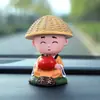 Que tengas un Viaje Seguro, Mueve la Cabeza con Calma, Adornos para Coche de Monje Pequeño, Decoraciones para Copiloto de Coche, Adornos para la Consola Central, Aromaterapia