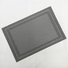 Jogo Americano de PVC Quadrado Teslin Jogo Americano em Forma de Papel Moldura Dupla Ecologicamente Correto Resistente a Alta Temperatura Descanso de Prato Descanso de Bandeja de Chá Jogo de Chá Kung Fu