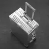Estuche de Viaje Completo Engrosado de Aleación de Aluminio y Magnesio Estuche con Ruedas Estuche de Metal para Equipaje de Mujer Estuche de Tablero de Jabalí de 20 Pulgadas para Hombre Maleta Caja con Contraseña