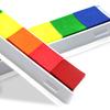 Tira de borde 6 colores almohadilla de tinta para niños color DIY creación de pintura almohadilla de tinta multicolor pintura con dedos almohadilla de tinta para huellas dactilares
